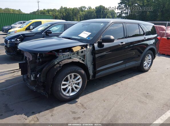 1FMSK7BH9LGC20839 2020 FORD EXPLORER Black Vista tres cuartos delantera izquierda
