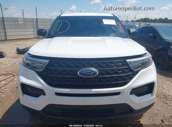 1FMSK7BHXMGA67650 2021 FORD EXPLORER White ხელსაწყოთა პანელის ხედი