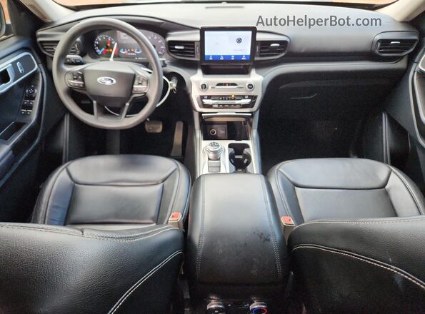 1FMSK7BHXMGB39771 2021 FORD EXPLORER Black Vista del salpicadero