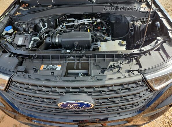 1FMSK7BHXMGB39771 2021 FORD EXPLORER Black Vista del compartimento del motor