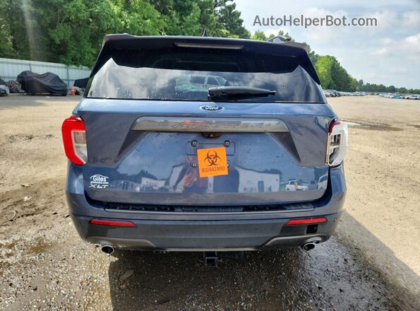 1FMSK7DH0MGA61546 2021 FORD EXPLORER Blue Vista trasera