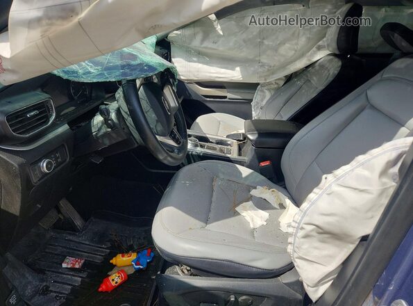 1FMSK7DH0MGA61546 2021 FORD EXPLORER Blue Vista interior delantera