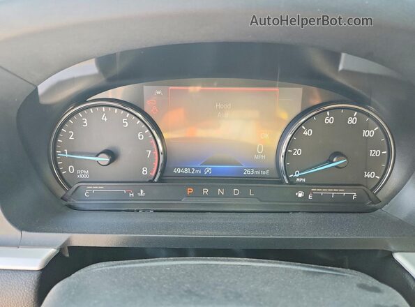 1FMSK7DH0MGA67329 2021 FORD EXPLORER Silver ხელსაწყოთა პანელის ხედი