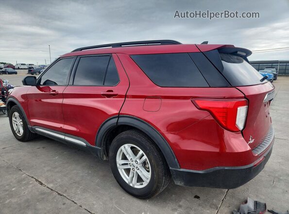 1FMSK7DH0MGB22989 2021 FORD EXPLORER Red უკანა მარცხენა