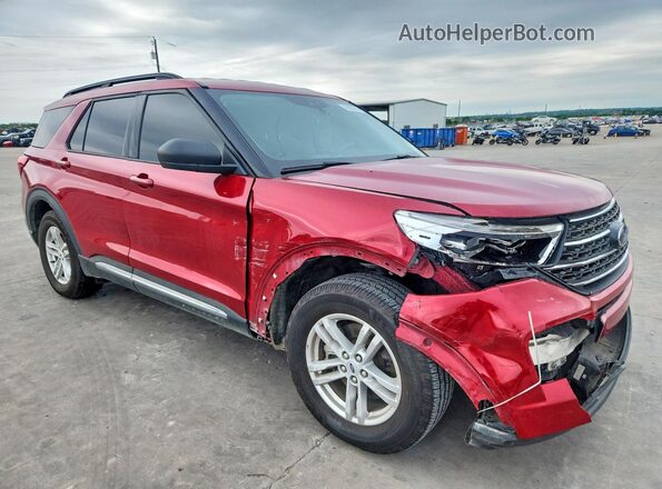 1FMSK7DH0MGB22989 2021 FORD EXPLORER Red წინა მარჯვენა