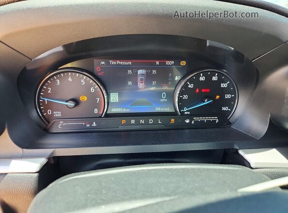 1FMSK7DH0NGA14390 2022 FORD EXPLORER Gray Widok zestawu wskaźników