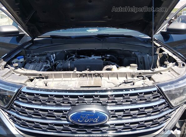 1FMSK7DH0NGB67447 2022 FORD EXPLORER Blue Vista trasera