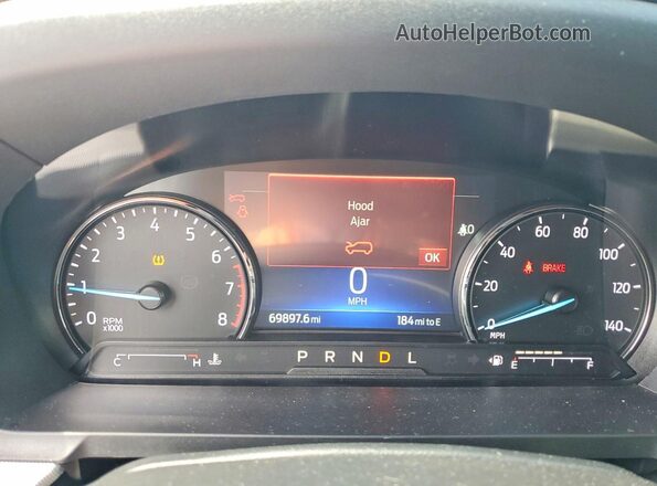 1FMSK7DH0NGB73071 2022 FORD EXPLORER Gray Widok zestawu wskaźników