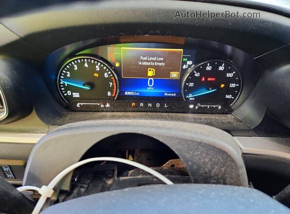 1FMSK7DH0PGA60773 2023 FORD EXPLORER Серый Вид щитка приборов