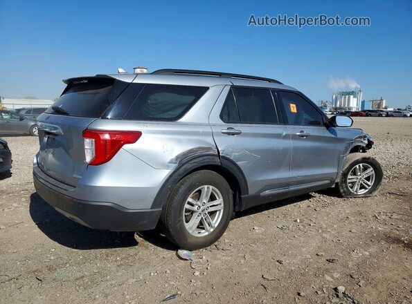 1FMSK7DH1LGB27102 2020 FORD EXPLORER Серебряный Задняя правая четверть