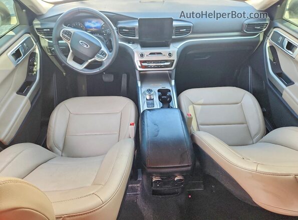 1FMSK7DH1LGD12511 2020 FORD EXPLORER Silver Dashboard view