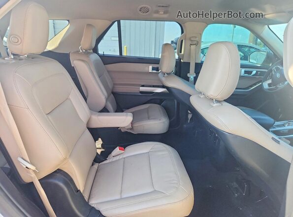 1FMSK7DH1LGD12511 2020 FORD EXPLORER Silver Rear interior view