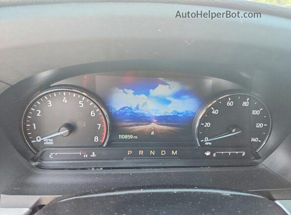 1FMSK7DH1LGD12511 2020 FORD EXPLORER Silver Instrument cluster view