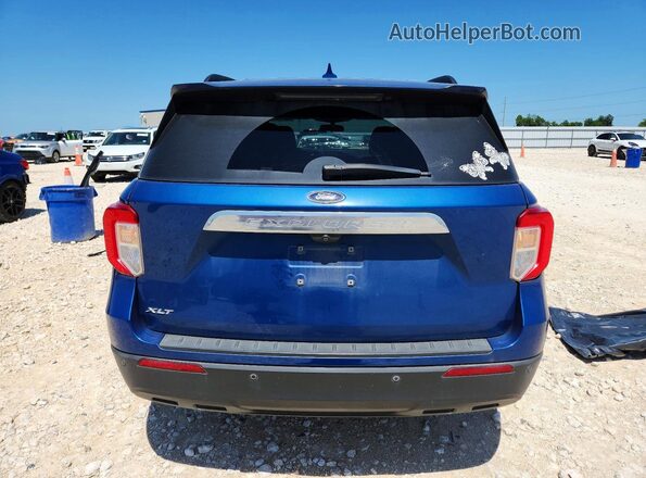 1FMSK7DH1LGD16302 2020 FORD EXPLORER Blue Հետևի տեսք