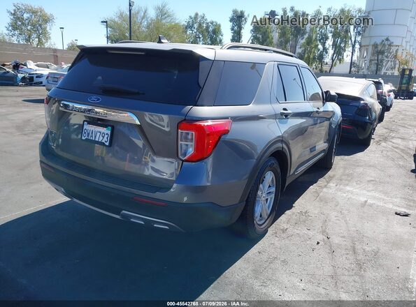 1FMSK7DH1MGA05759 2021 FORD EXPLORER Gray უკანა მარჯვენა