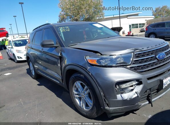 1FMSK7DH1MGA05759 2021 FORD EXPLORER Gray უკანა სალონის ხედი