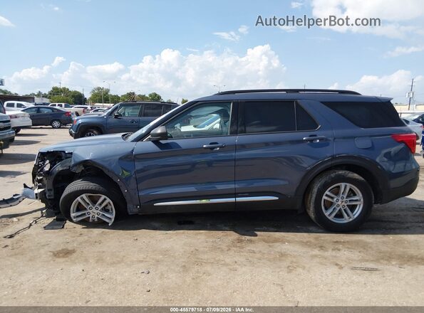 1FMSK7DH1MGA15045 2021 FORD EXPLORER Blue Widok wnętrza 360 stopni