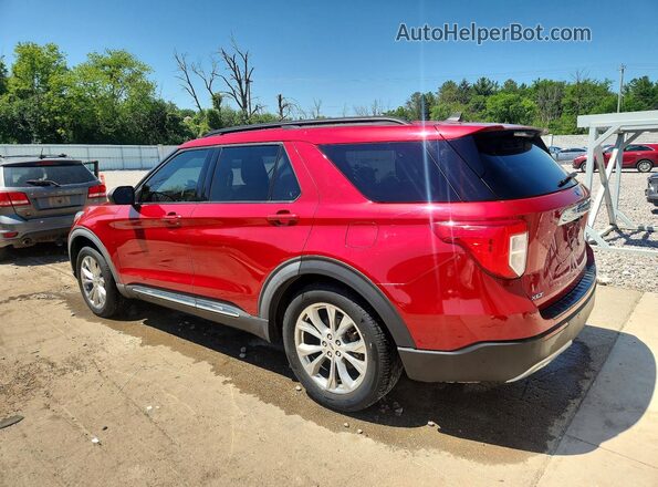 1FMSK7DH1MGA48756 2021 FORD EXPLORER Красный Задняя левая четверть