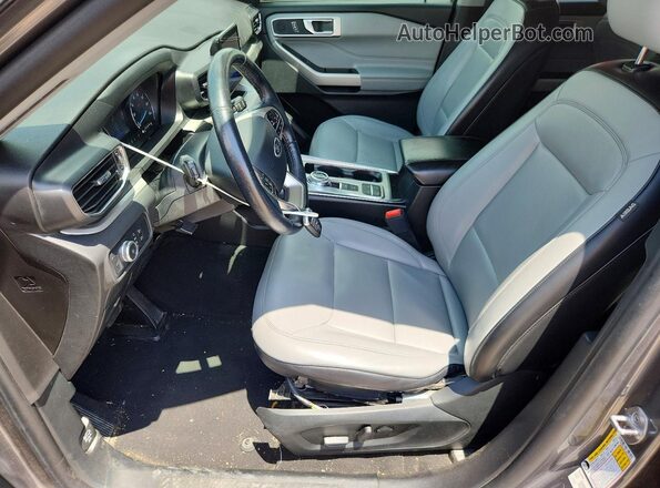 1FMSK7DH1MGA70580 2021 FORD EXPLORER Gray Widok wnętrza z przodu