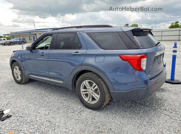 1FMSK7DH1MGA70742 2021 FORD EXPLORER Blue Задня ліва чверть