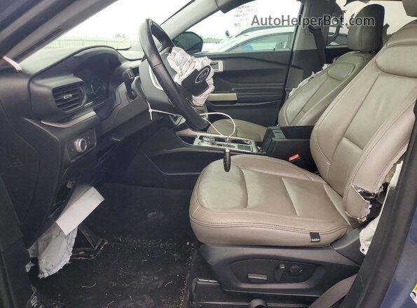 1FMSK7DH1MGA70742 2021 FORD EXPLORER Blue Вид салону спереду