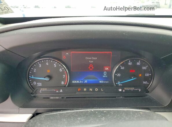 1FMSK7DH1MGA70742 2021 FORD EXPLORER Blue Вид щитка приладів