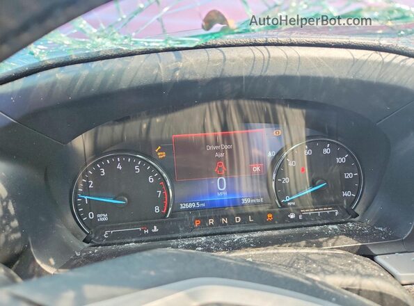 1FMSK7DH1PGB05798 2023 FORD EXPLORER Red Вид щитка приладів