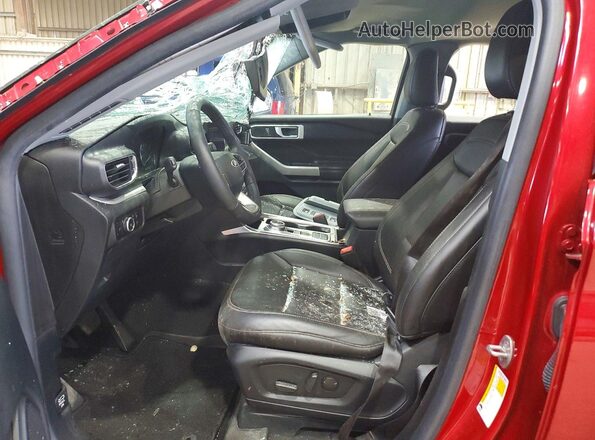 1FMSK7DH1PGB05798 2023 FORD EXPLORER Red Вид салону спереду