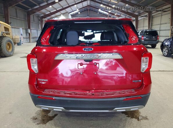 1FMSK7DH1PGB05798 2023 FORD EXPLORER Red Вид ззаду