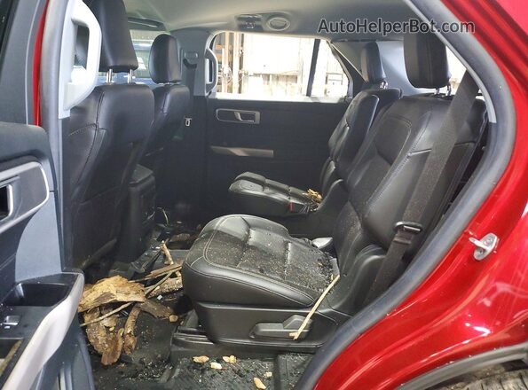 1FMSK7DH1PGB05798 2023 FORD EXPLORER Red Вид задньої частини салону