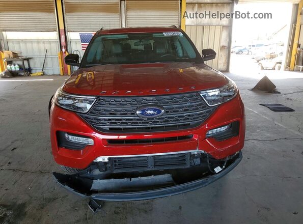 1FMSK7DH1PGC25827 2023 FORD EXPLORER Red Դիմացի տեսք