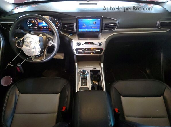 1FMSK7DH1PGC25827 2023 FORD EXPLORER Red Առջևի վահանակի տեսք
