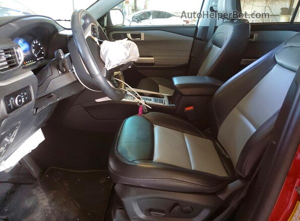 1FMSK7DH1PGC25827 2023 FORD EXPLORER Red Սալոնի դիմացի տեսք