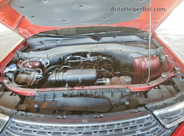 1FMSK7DH1PGC25827 2023 FORD EXPLORER Red Շարժիչի բաժամունքի տեսք