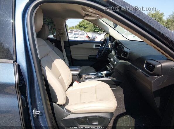 1FMSK7DH2LGB79998 2020 FORD EXPLORER Синий Вид салона спереди