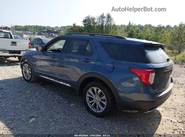 1FMSK7DH2LGB79998 2020 FORD EXPLORER Синий Задняя левая четверть