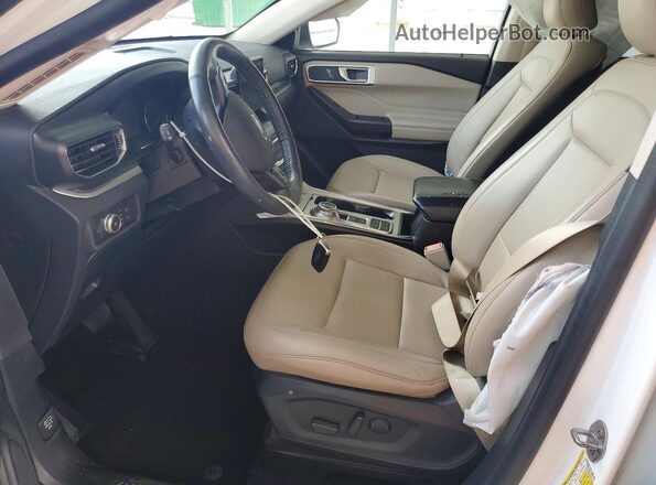 1FMSK7DH2LGC07170 2020 FORD EXPLORER White Vista interior delantera