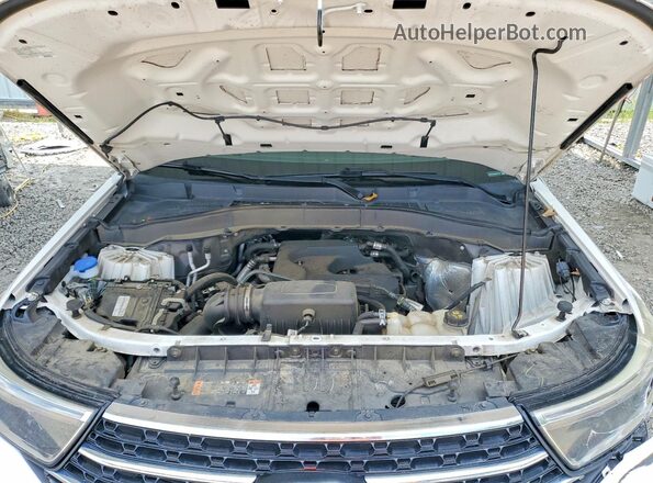 1FMSK7DH2LGC07170 2020 FORD EXPLORER White Vista del compartimento del motor
