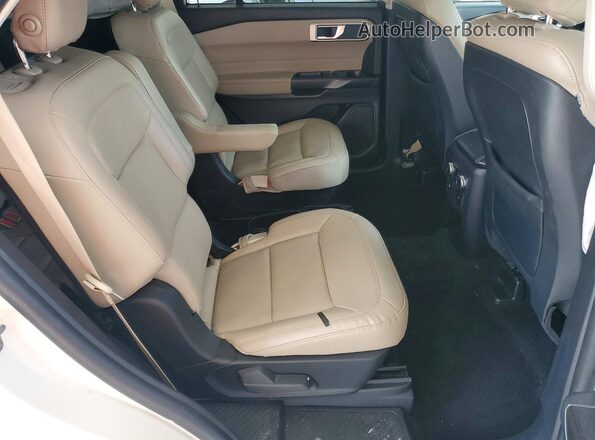 1FMSK7DH2LGC07170 2020 FORD EXPLORER White Vista interior trasera