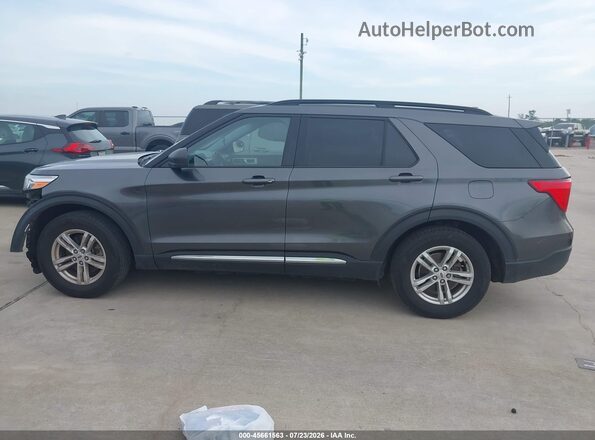 1FMSK7DH2LGC27581 2020 FORD EXPLORER Gray Սալոնի 360 աստիճան տեսք