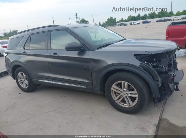 1FMSK7DH2LGC27581 2020 FORD EXPLORER Gray Սալոնի հետևի տեսք