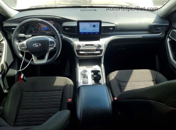 1FMSK7DH2LGC82595 2020 FORD EXPLORER White Dashboard view