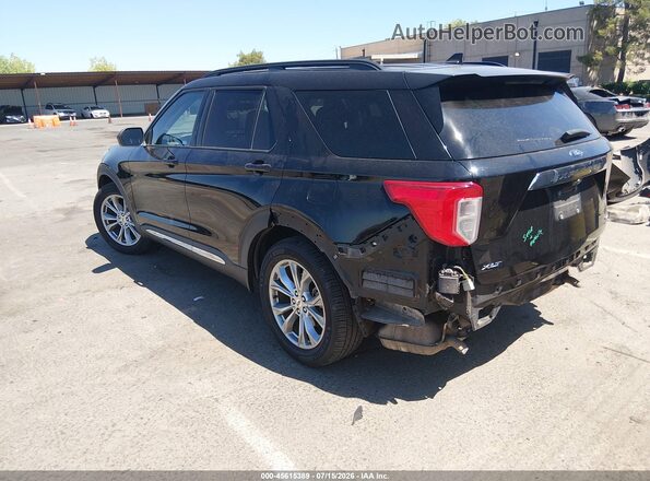 1FMSK7DH2LGC82628 2020 FORD EXPLORER Black უკანა მარცხენა