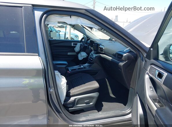1FMSK7DH2MGA62715 2021 FORD EXPLORER Gray წინა სალონის ხედი
