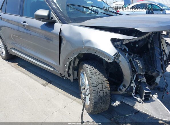 1FMSK7DH2MGA62715 2021 FORD EXPLORER Gray ხელსაწყოთა პანელის ხედი
