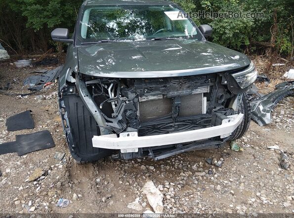 1FMSK7DH2NGA82108 2022 FORD EXPLORER Green Front view