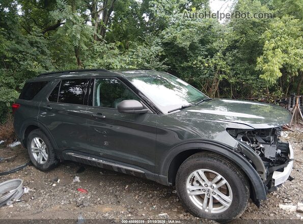 1FMSK7DH2NGA82108 2022 FORD EXPLORER Green 360 interior view