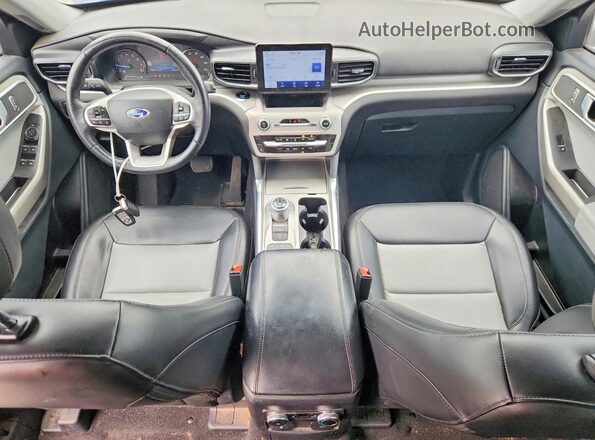 1FMSK7DH2PGC13086 2023 FORD EXPLORER Blue წინა პანელის ხედი