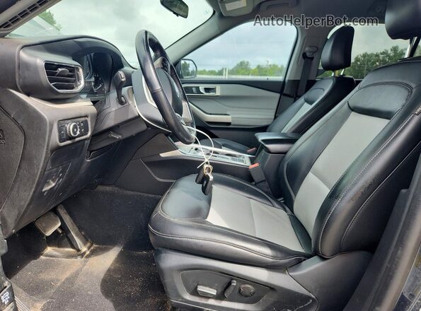 1FMSK7DH2PGC13086 2023 FORD EXPLORER Blue წინა სალონის ხედი