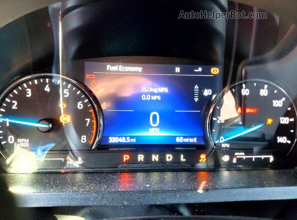 1FMSK7DH2RGA76931 2024 FORD EXPLORER Gray Widok zestawu wskaźników